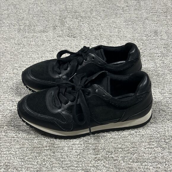 Coach Other - Coach Carter Runner Shoes Mens 8.5 D Leather Lace Up FG1599 Black Sneakers